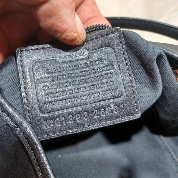 Coach Black Legacy Double Gusset Hobo Shoulder Bag - Picture 15 of 15